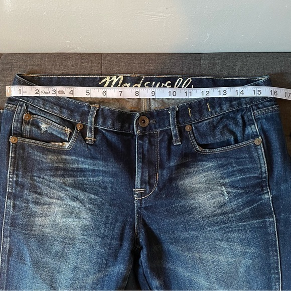 Madewell Distressed Flare Denim Jeans - Picture 7 of 16